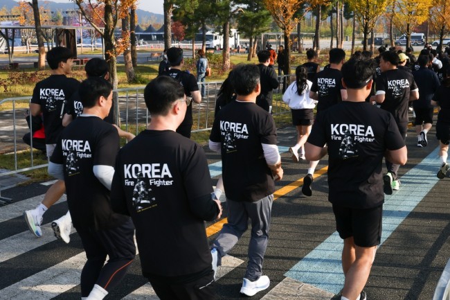 LG U+, 119메모리얼런 기념 티셔츠 판매 수익금으로 소방관 지원